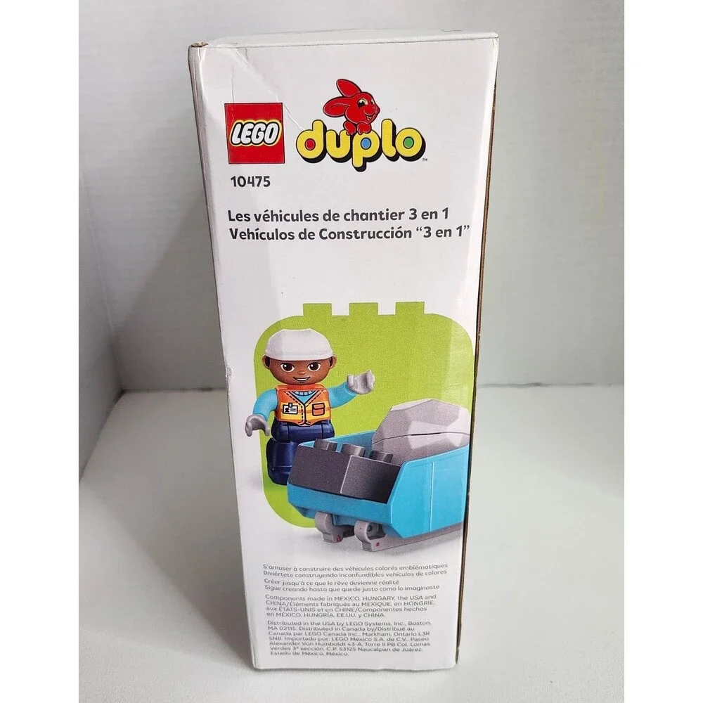 LEGO DUPLO 10475 Truck & Tractor Excavator Building Toy New-in-Box